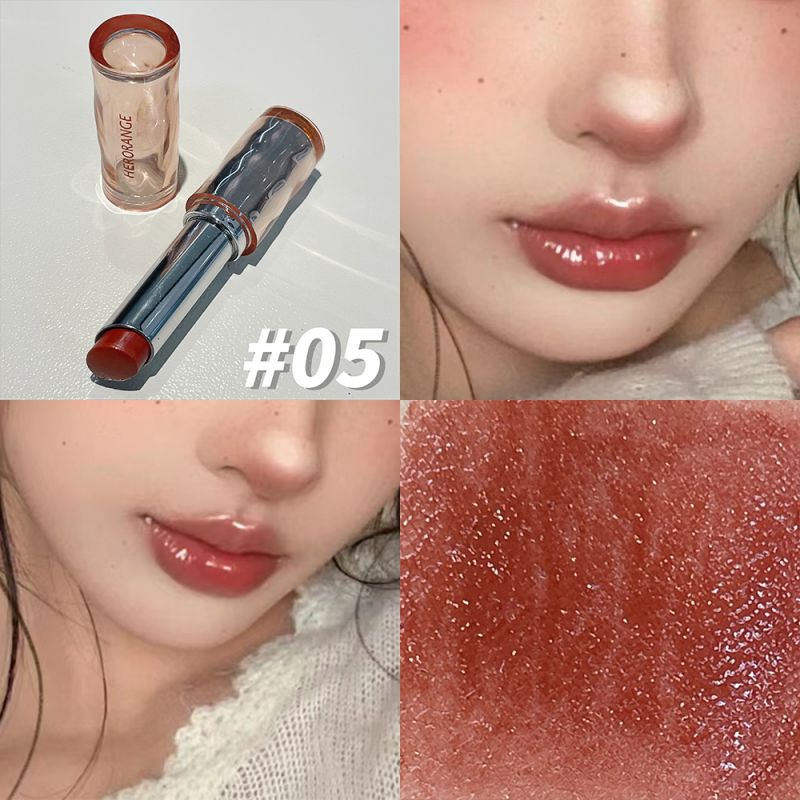 Beauty Without Makeup - HERORANGE zarter und schöner, spiegelnder Lippenstift,