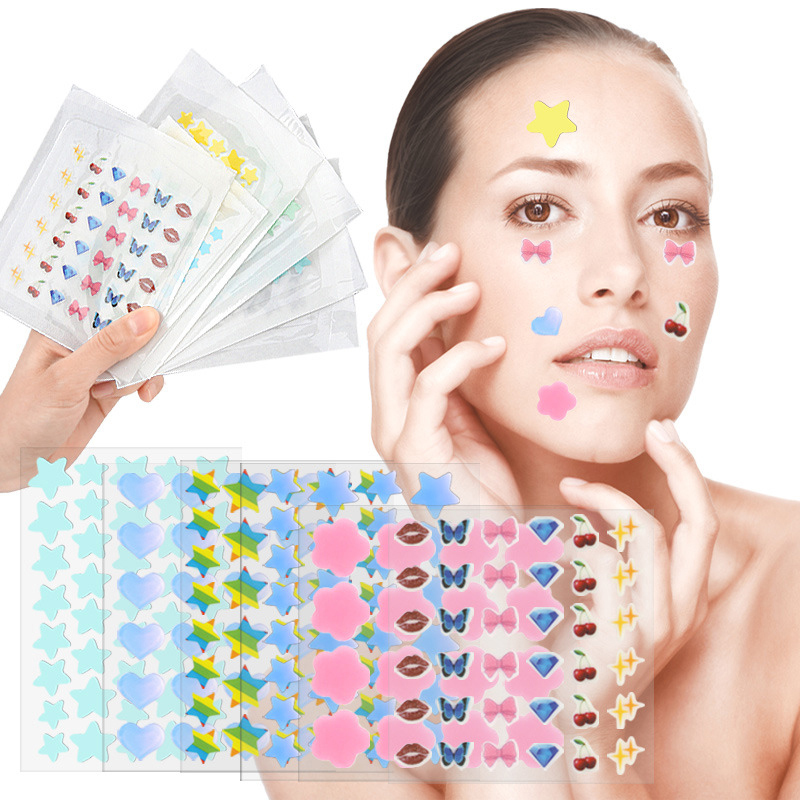 Beauty Of Makeup - Farbige Cartoon-Akne-Patches Hautpflege-Aufkleber Concealer Gesichtsflecken-Abdeckung Schönheits-Make-up-Tool