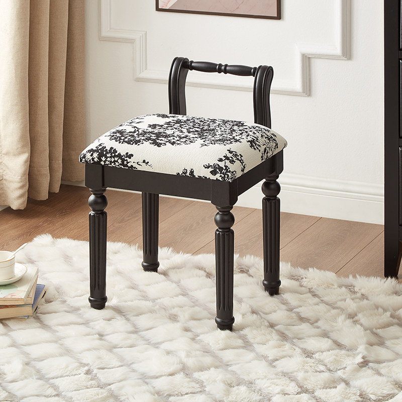 Beauty Makeup Chair - Moderner Schminktischhocker für Schlafzimmer, Günstiger Beauty-Schminktischhocker,