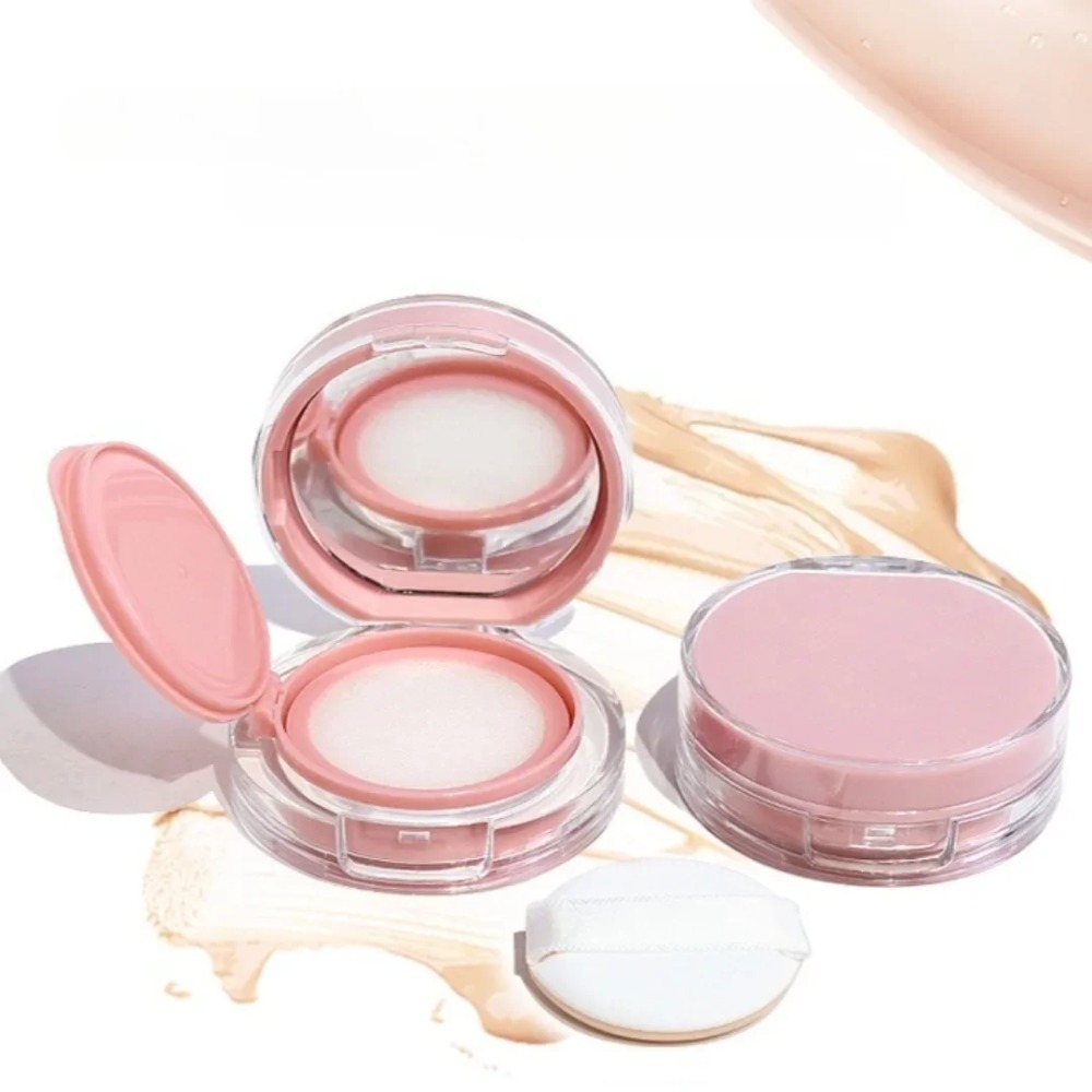 Beauty Makeup Box Set - Nachfüllbare Mini-Luftkissenhülle, leere Puffbox, tragbarer DIY-Kosmetikbehälter