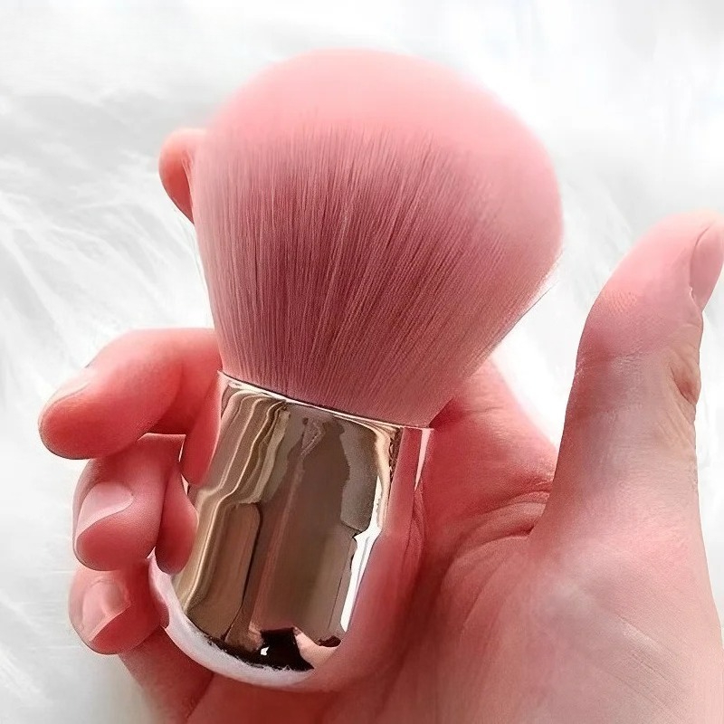 Blush Brush Kabuki - Professioneller Nagelkunst-Pilzbürsten-Set: Runde Pinsel für Gel,
