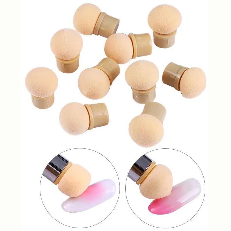 Blush Brush Kabuki - Runde Scharfe Kopf Schwamm Köpfe Ersatz