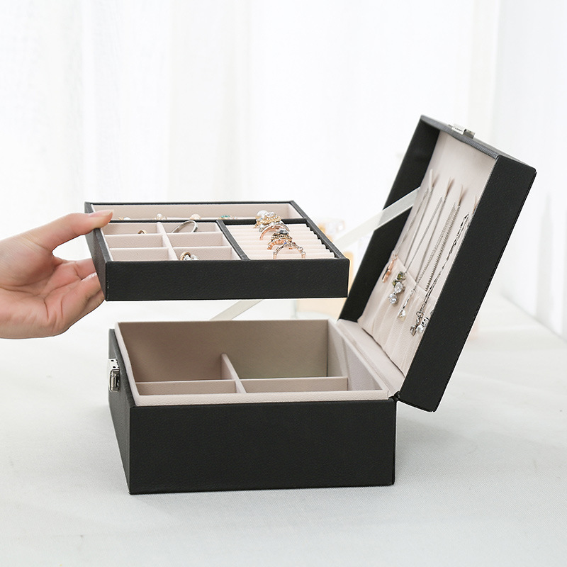 PU-Leder Schmuckaufbewahrungsb – Beauty Makeup Box Set Bewertung und Preis